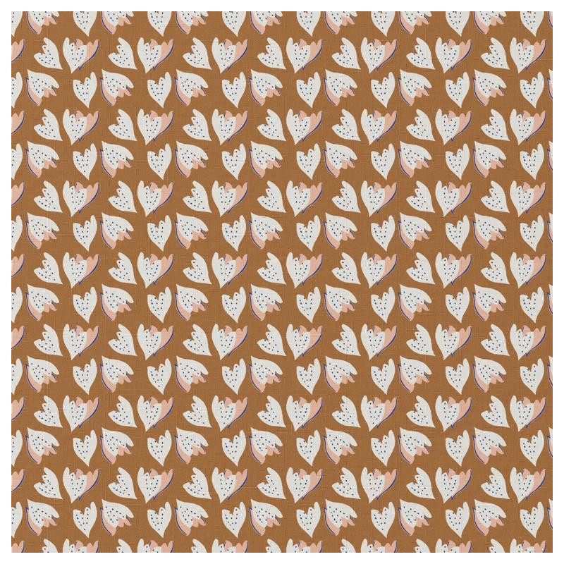 Printed Cotton ZIGGY Caramel / Skin